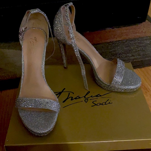 Thalia Sodi | Shoes | Silver Beaded 